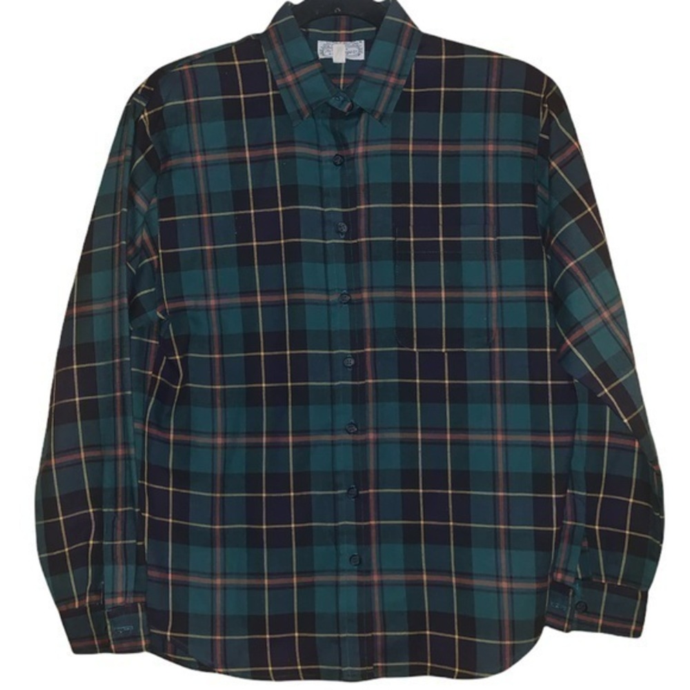 Vintage The Villager sz 10 plaid shirt